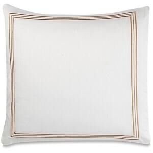 NIB Wamsutta Triple Baratta Stitch Euro Sham - Honey